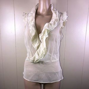 Forever 21 Sheer polyester top size medium